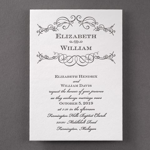 Custom Letterpress Invitations from Promises West! - Promises West